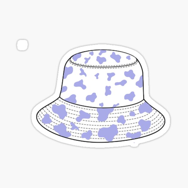 Buckethat Stickers Redbubble - roblox cow print bucket hat