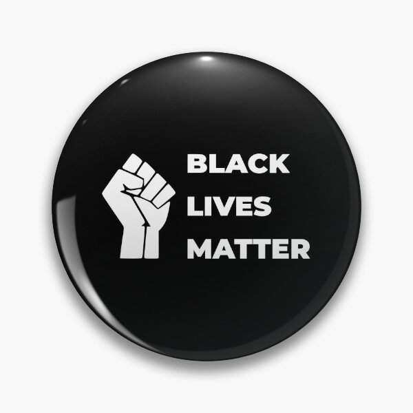 Item preview, Black Lives Matter Fist icon white designed and sold by Rosanna Nguyen.