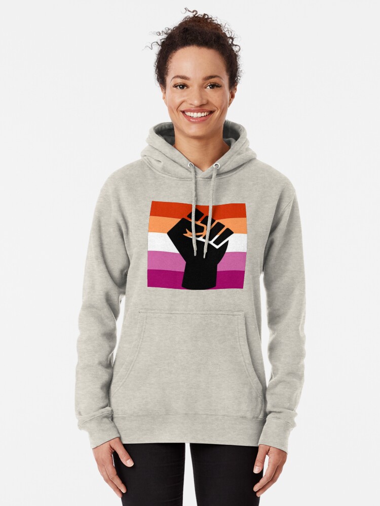 lesbian flag hoodie