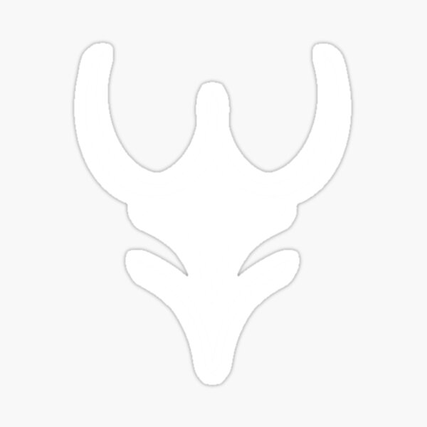 Riort Symbol (White Symbol) Sticker