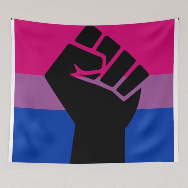 Item preview, BLM Fist Bi Flag designed and sold by andi0521.
