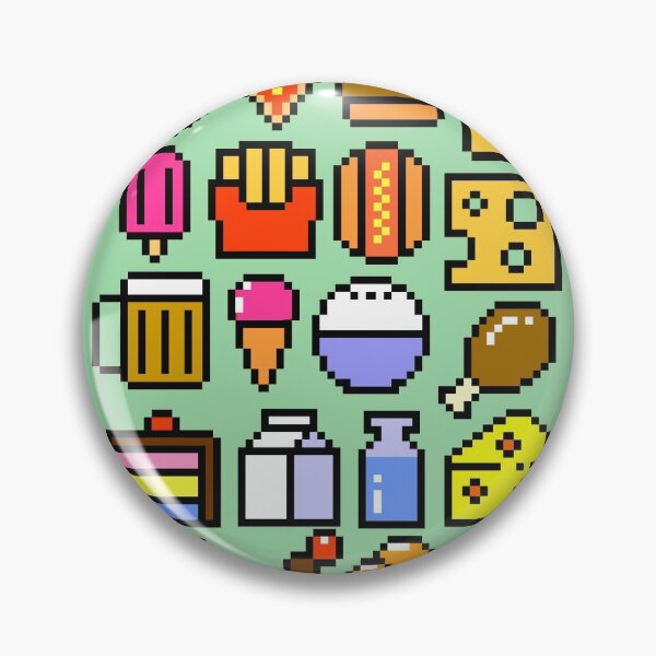 Item preview, 8 bit Foodie v2 designed and sold by artlahdesigns.