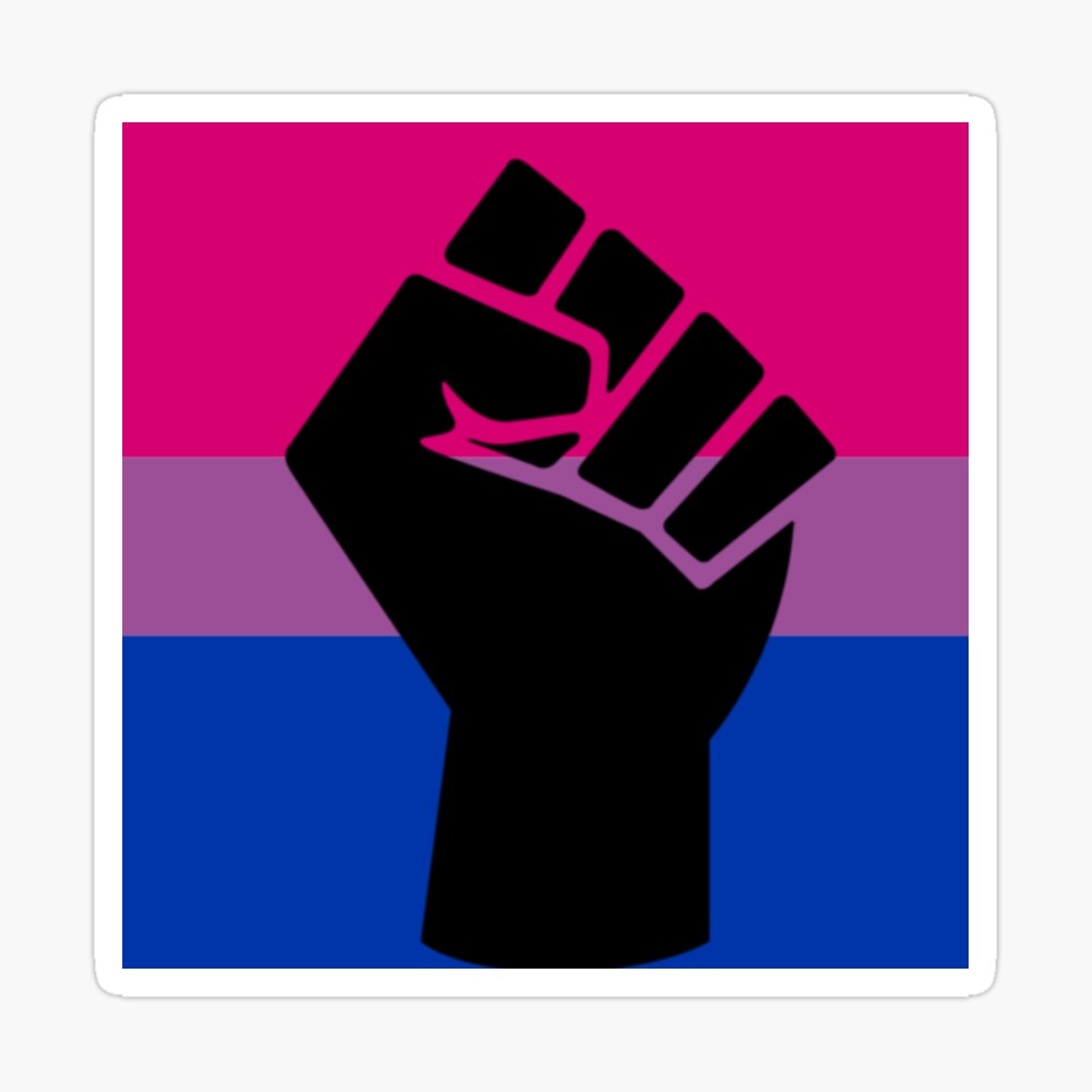 BLM Fist Bi Flag | Poster