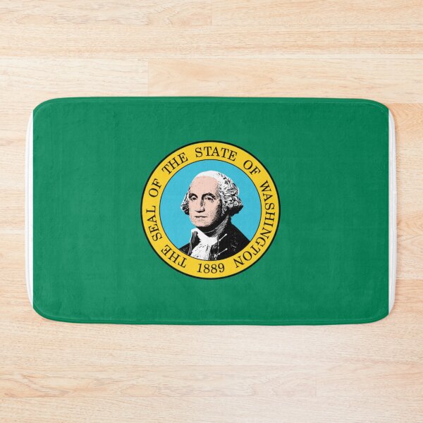 Item preview, WASHINGTON STATE FLAG PRIDE MASK PIN TEE designed and sold by denisetees.
