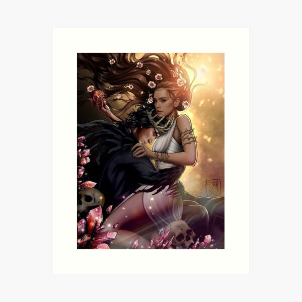 Vista previa del artículo con la obra «Reylo - Muerte y renacimiento», diseñado y vendido por TaevynAstra.