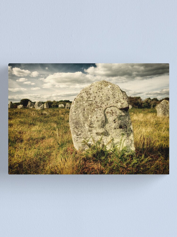 Alternate view of Spirit in Stone, Carnac 2012 Canvas Print