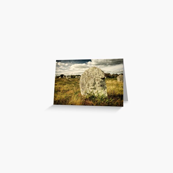 Spirit in Stone, Carnac 2012 Greeting Card