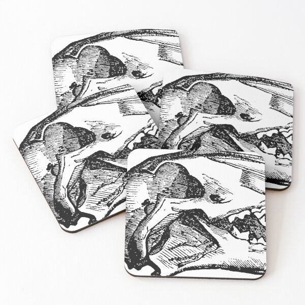 Item preview, antique tiger skull illustration designed and sold by fennndesigns.