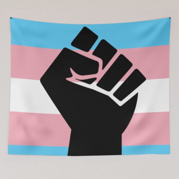 Item preview, BLM Fist Trans Flag designed and sold by andi0521.