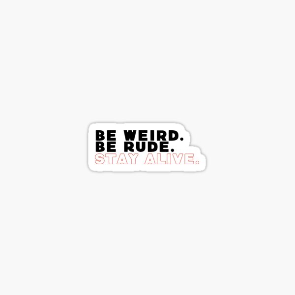 Crime Junkie Words to Live By Sticker