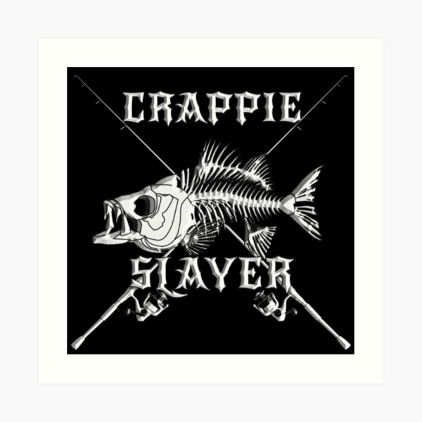 Download Black Crappie Fish Art Print By Digital Designs Redbubble