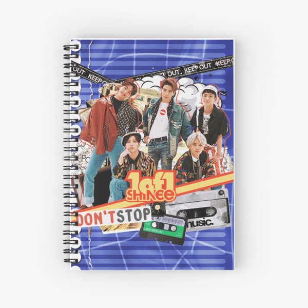 Item preview, SHINee - 1 of 1 Spiral Notebook designed and sold by coldmatchaf.