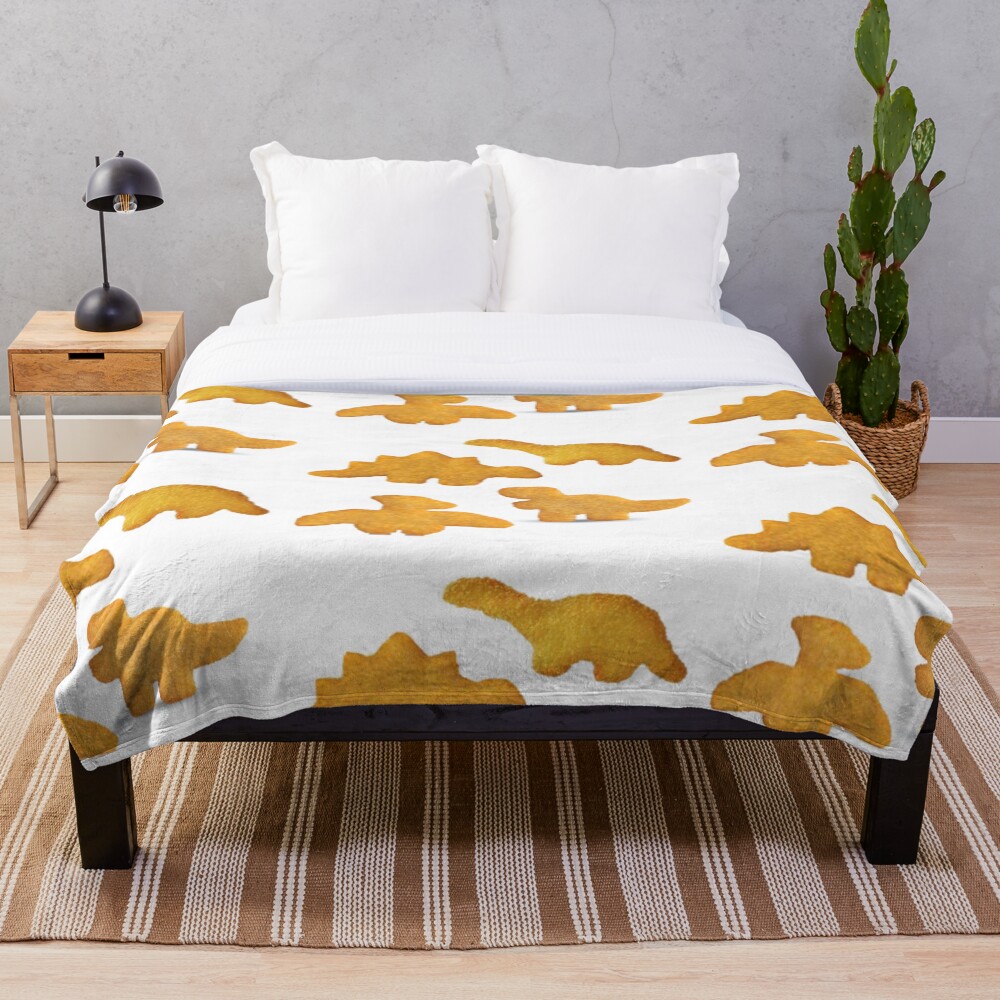 "Dino nuggets" Throw Blanket for Sale by aestheticjas Redbubble