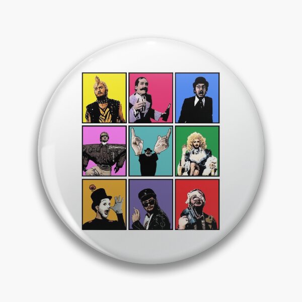Artikelvorschau, Kenny Everett Figuren Pop Art entworfen und verkauft von markstones.