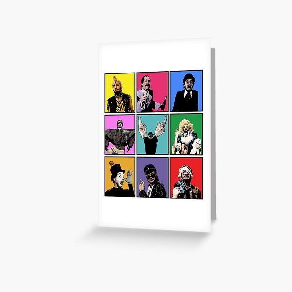 Item preview, Kenny Everett Characters Pop Art designed and sold by markstones.