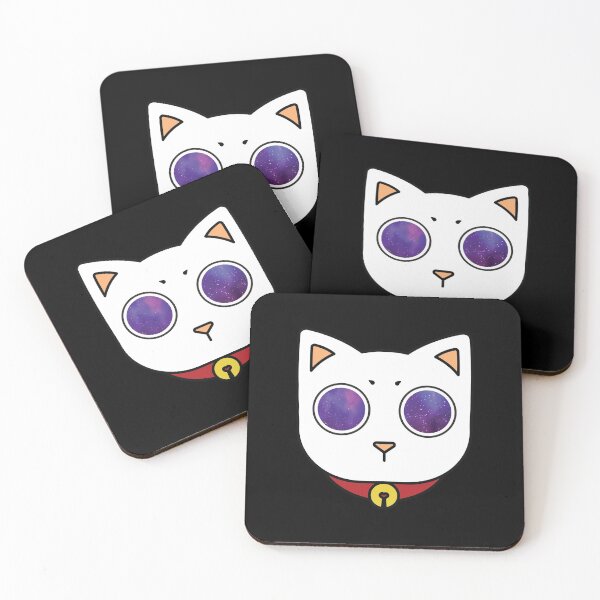 Item preview, White Cat - Starry Eyes designed and sold by crismk.