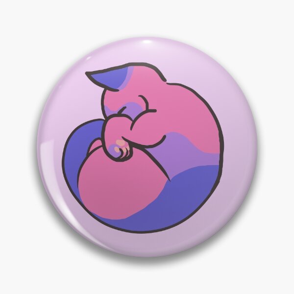 Item preview, Bisexual pride - sleepy kitty designed and sold by DanteGonzalez.