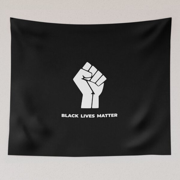 Item preview, Black Lives Matter Fist icon white designed and sold by Rosanna Nguyen.