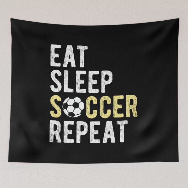 Item preview, Eat Sleep Soccer Repeat designed and sold by EstelleStar.
