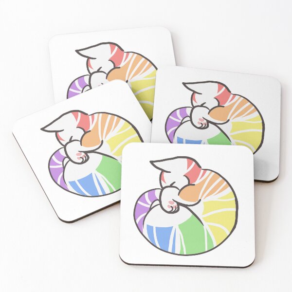 Item preview, gay pride - sleepy kitty designed and sold by DanteGonzalez.