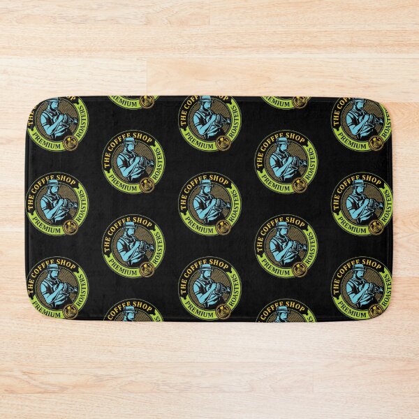 Item preview, Barista, the coffee shop, premium roasted green blue designed and sold by coffeeapparel.