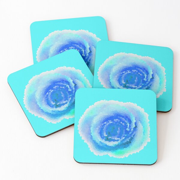 Item preview, Pretty Rose, Electric Blue and Teal - Pix-elate designed and sold by IgniteWithin.