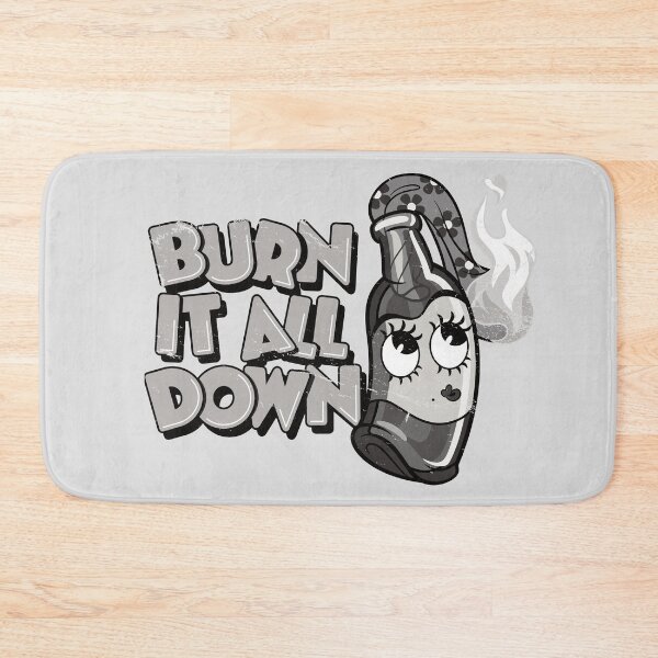 Item preview, Vintage Cartoon Molotov Girl ~ Burn It All Down designed and sold by ctkrstudio.