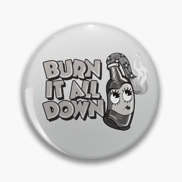 Item preview, Vintage Cartoon Molotov Girl ~ Burn It All Down designed and sold by ctkrstudio.