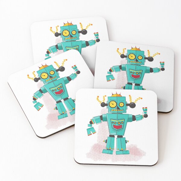 Item preview, Retro Robot designed and sold by Waynette Traub.