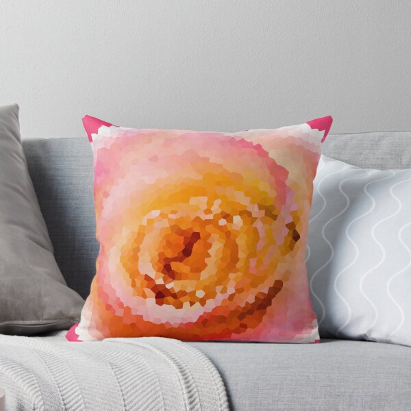 Item preview, Pretty Rose - Pink and Yellow Pix-elate designed and sold by IgniteWithin.