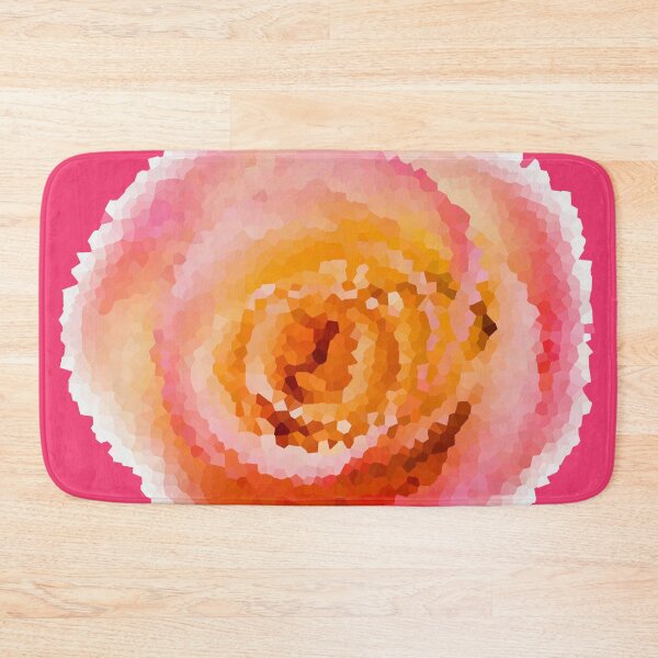 Item preview, Pretty Rose - Pink and Yellow Pix-elate designed and sold by IgniteWithin.