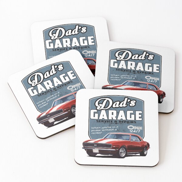 Item preview, Dad's Garage Red Camaro designed and sold by Yourauto.