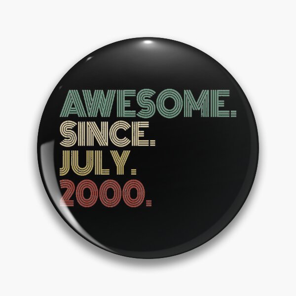 Item preview, Awesome Since July 2000 20th Birthday Gift 20 Years Old Vintage July 2000 designed and sold by nana1099.