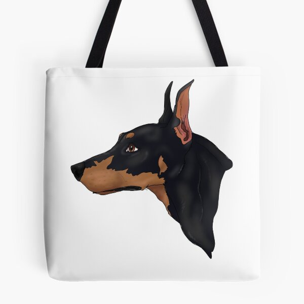 Item preview, Black and tan Doberman Bust Cropped Ears designed and sold by GnomelyDragon.