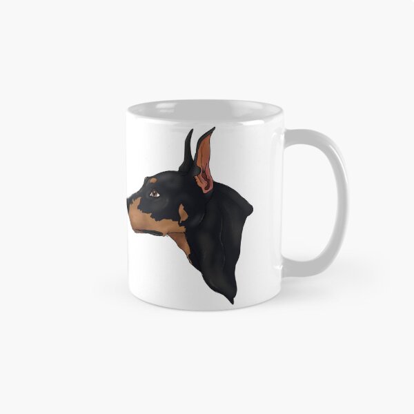 Item preview, Black and tan Doberman Bust Cropped Ears designed and sold by GnomelyDragon.