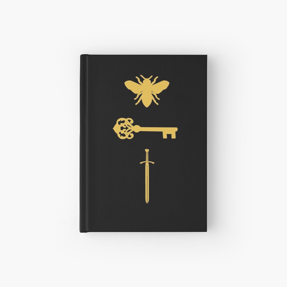 The Starless Sea Bee Key Sword Hardcover Journal By Danikhem Redbubble