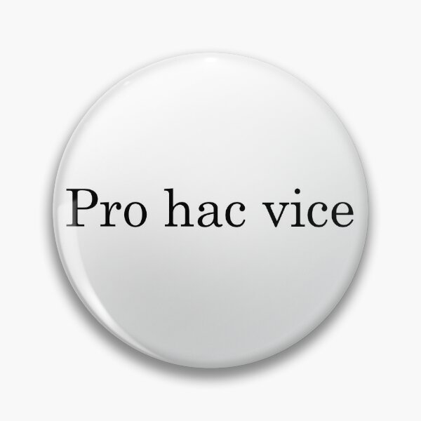 Item preview, Pro hac vice - Century Schoolbook designed and sold by clanman.