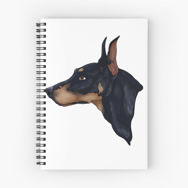 Item preview, Blue Doberman Bust Cropped Ears designed and sold by GnomelyDragon.