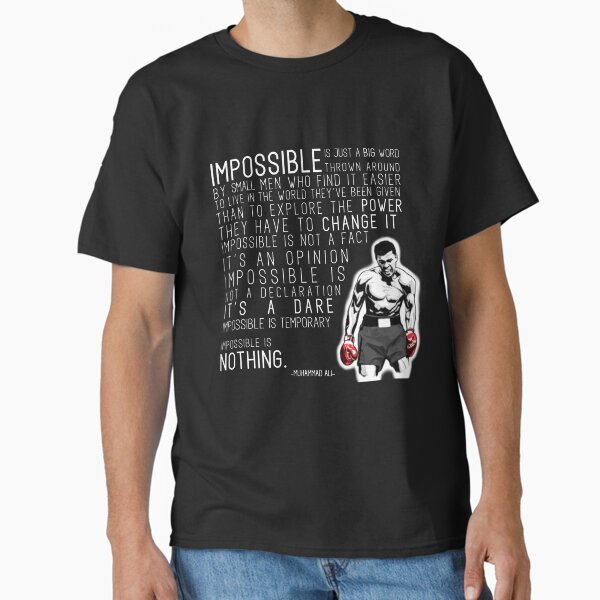 Vista previa del artículo con la obra «Imposible no es nada - Ali», diseñado y vendido por byHookandTasha.