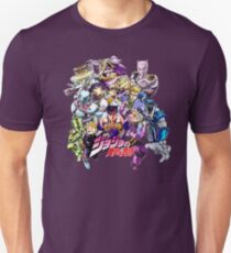 JoJo's Bizarre Adventure: Diamond Is Unbreakable Characters Unisex T-Shirt