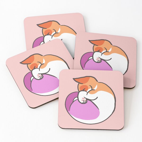 Item preview, Lesbian pride - sleepy kitty designed and sold by DanteGonzalez.