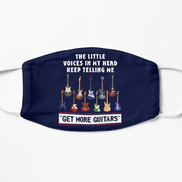 The Little Voices In My Head Get More Guitars Fun Guitarist Mask