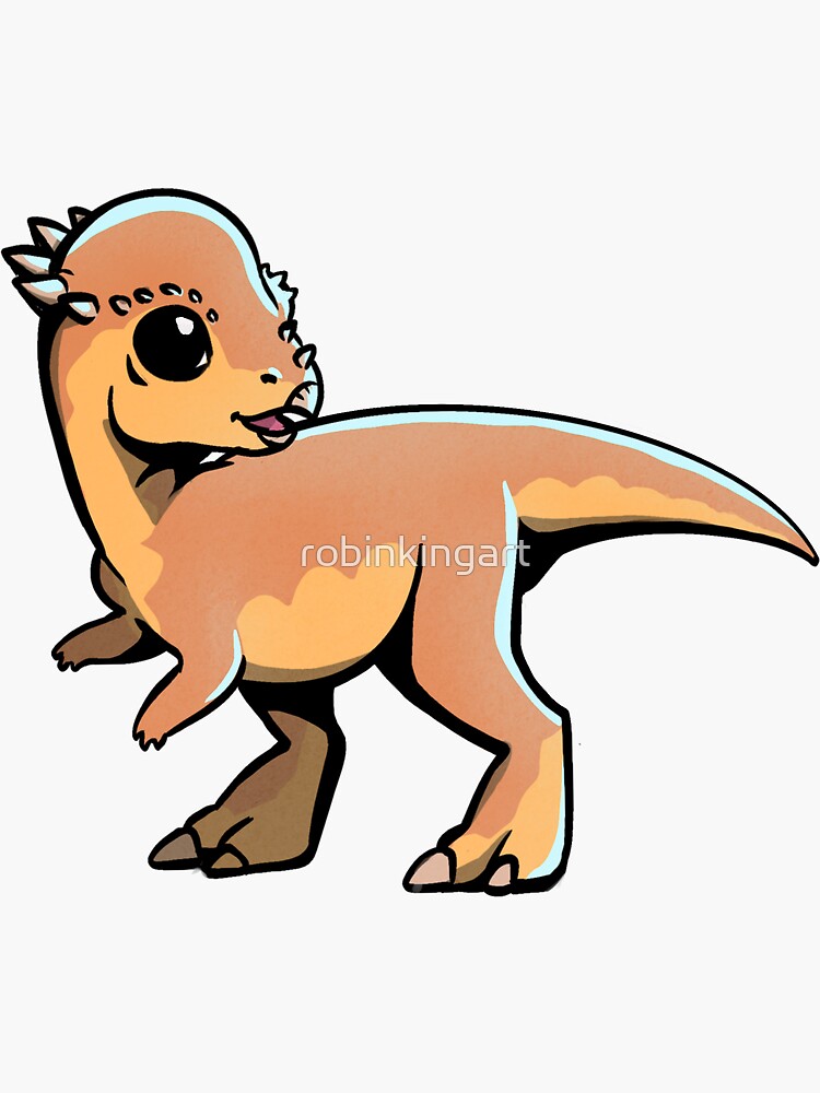 Pachycephalosaurus by robinkingart