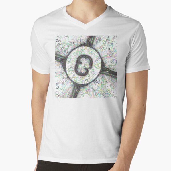 Fractal Storms 3 - Alternate version V-Neck T-Shirt