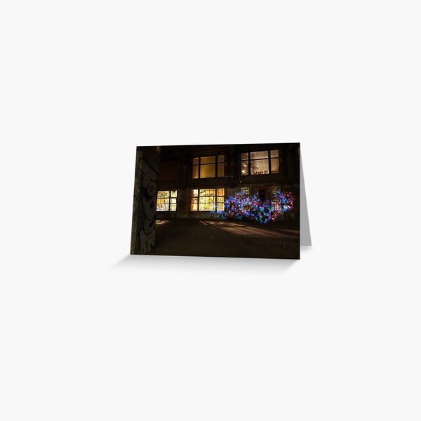 Urban fireflies Greeting Card