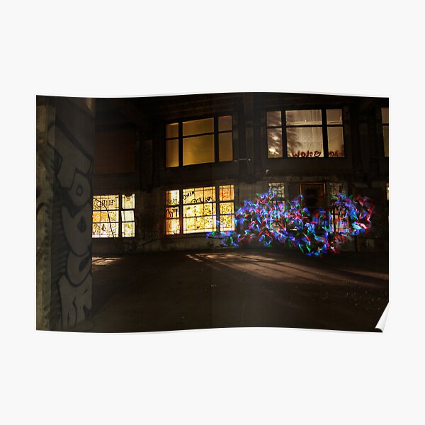 Urban fireflies Poster