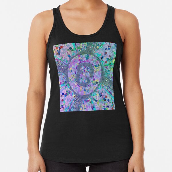 Fractal Storms 3 Racerback Tank Top