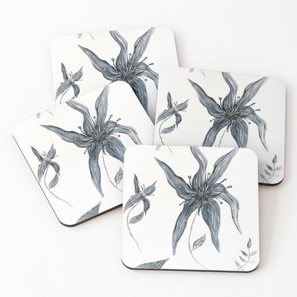 Item preview, Monochrome Flower designed and sold by samantharedfern.