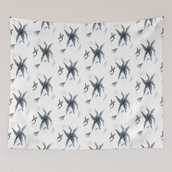 Item preview, Monochrome Flower designed and sold by samantharedfern.