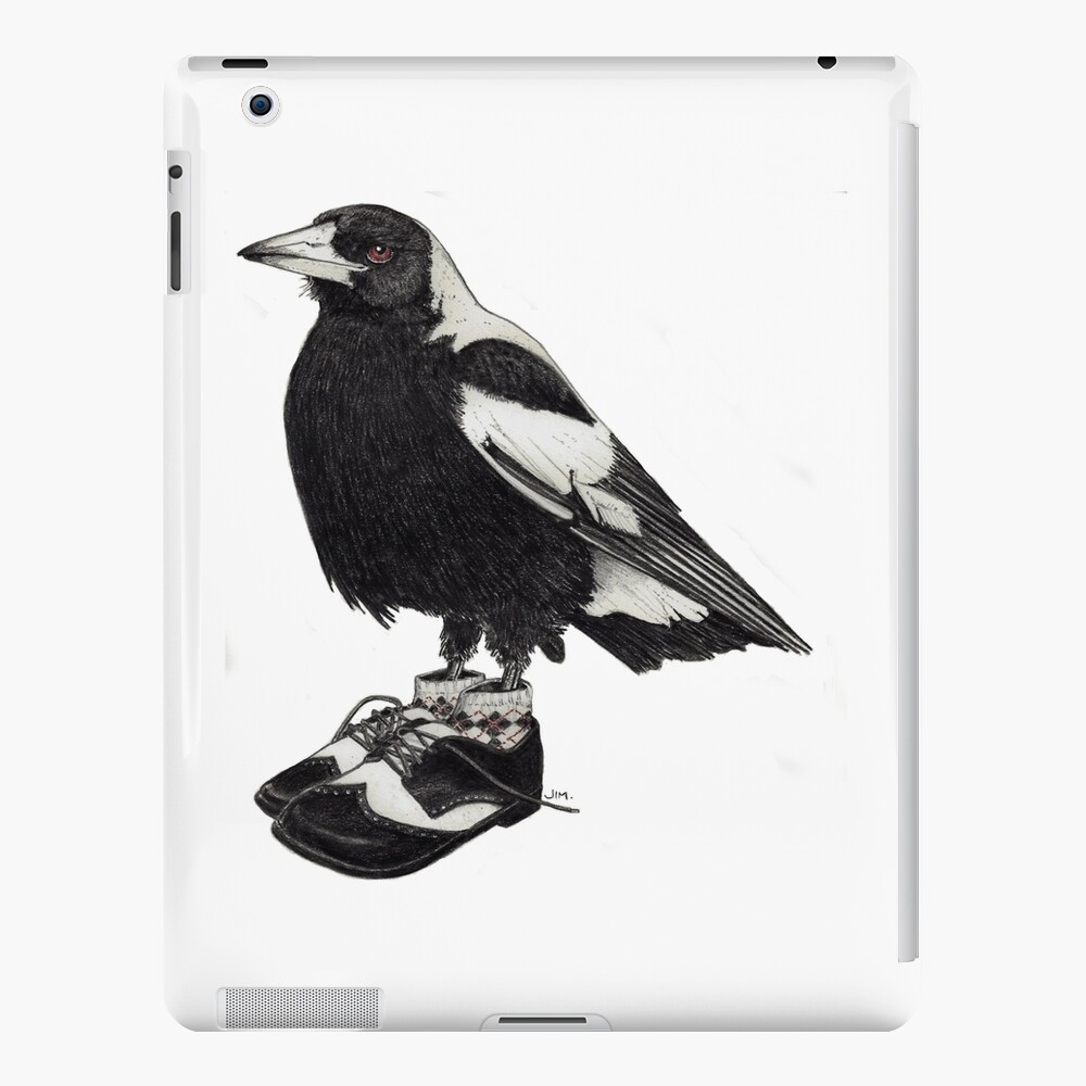 Magpie in wingtips iPad Case & Skin